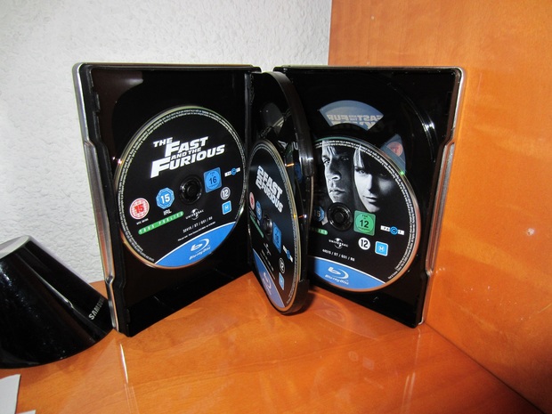 Steelbook Pentalogía Fast & Furious (interior)