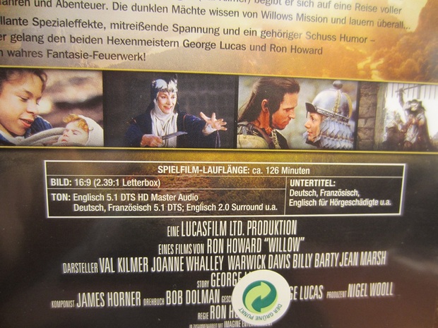 Willow Steelbook Alemán: SÍ español
