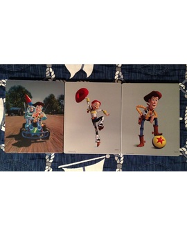 Toy Story 1, 2 y 3 - Steelbooks (back)