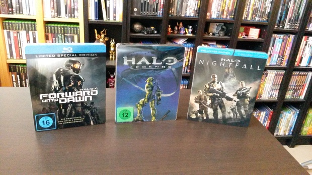 Completando mi trío de Steelbooks de Halo