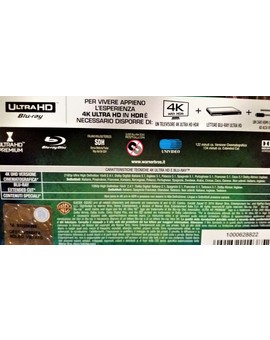 Detalle de los idiomas del Steelbook de Amazon.it