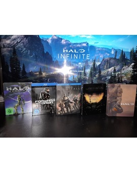 Foto familia completa de Halo Blu-Ray