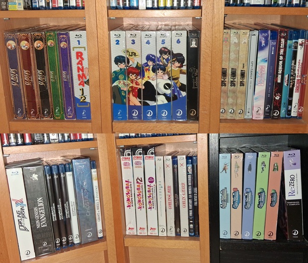 Mi colección de Anime en Blu ray y pequeña reflexión