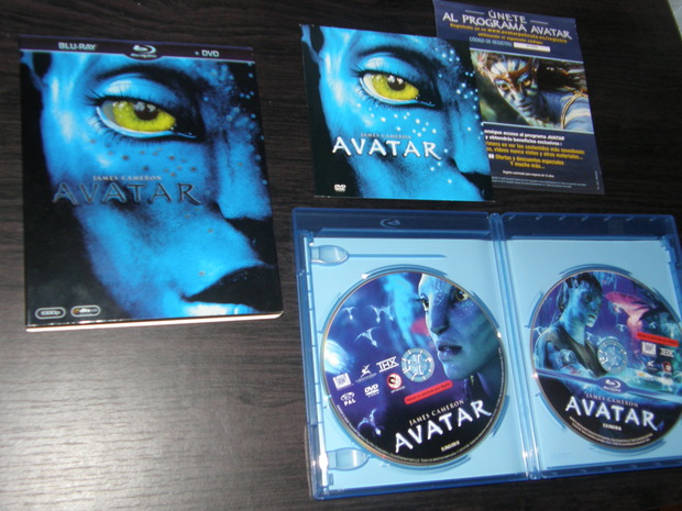 Avatar, edicion básica (Blu-ray + DVD) (interior)