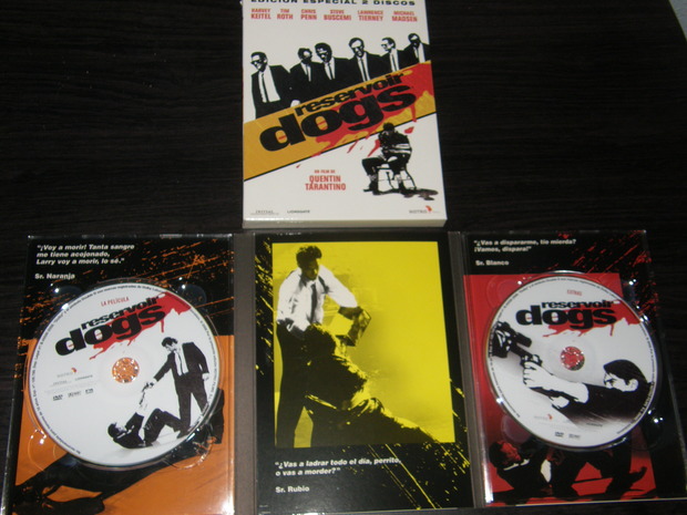 Reservoir Dogs, edición especial (DVD) (interior)