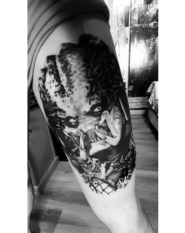 Nuevo tatuaje cinéfilo ochentero.
