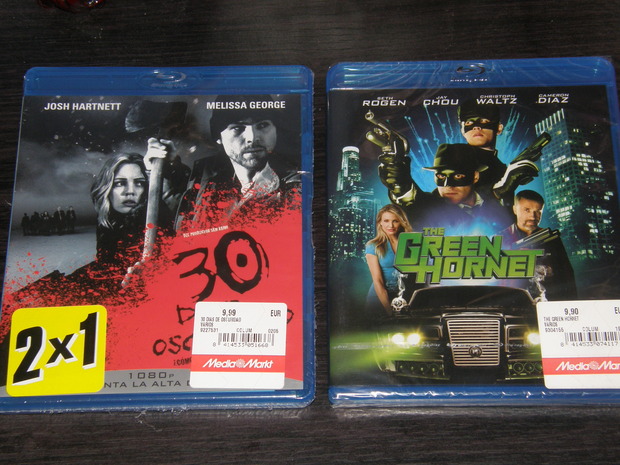 Segundo 2x1 MediaMarkt (30 días de oscuridad & The Green Hornet)