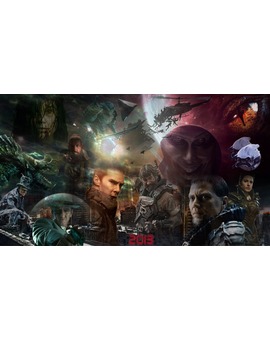 Fotomontaje. Homenaje a algunos de los villanos que nos ha traído este 2013