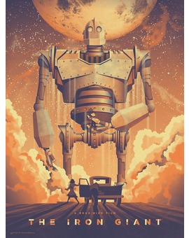 EL GIGANTE DE HIERRO póster de DKNG