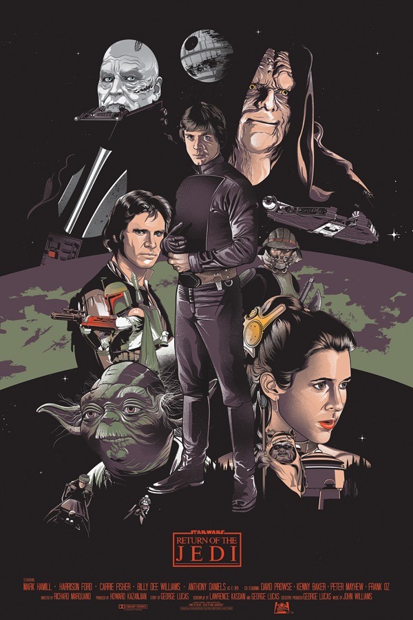 STAR WARS VI póster de VINCENT RAPHAEL ASEO