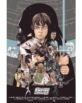 STAR WARS V póster de VINCENT RAPHAEL ASEO