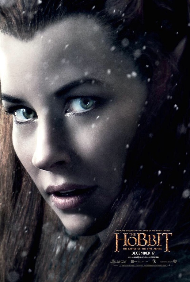 TAURIEL (póster de personajes de 'El Hobbit 3')