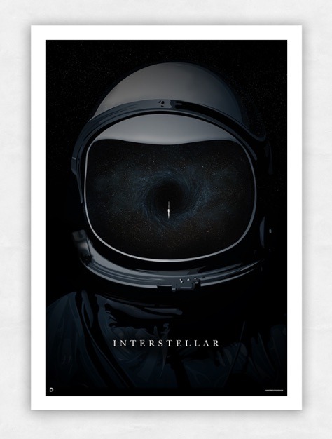 INTERSTELLAR póster de DAVID BROOKS