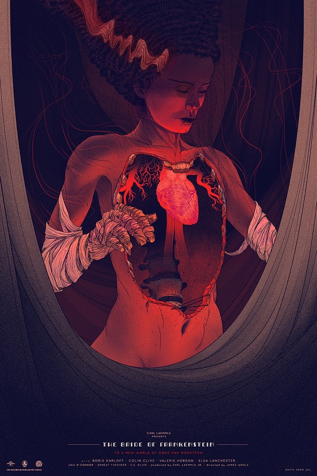 LA NOVIA DE FRANKENSTEIN póster de KEVIN TONG