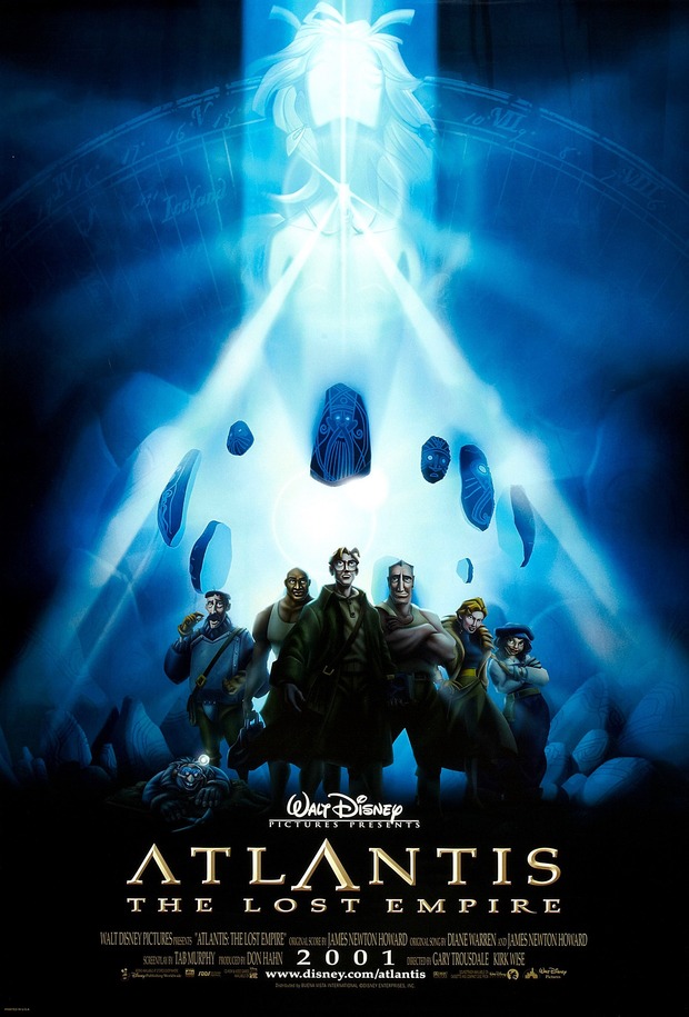 Gran póster de ATLANTIS que no conocía. Podían haberlo utilizado en el BD
