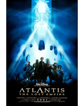 Gran póster de ATLANTIS que no conocía. Podían haberlo utilizado en el BD