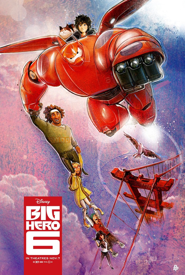 BIG HERO 6 póster de PAUL SHIPPER