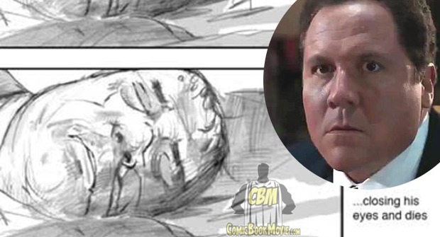 IRON MAN 3 storyboard de la supuesta muerte de HAPPY HOGAN