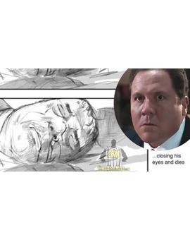 IRON MAN 3 storyboard de la supuesta muerte de HAPPY HOGAN