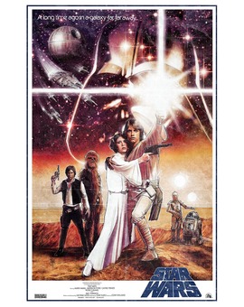 STAR WARS IV póster de PAUL SHIPPER
