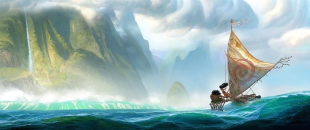 Dibujo para MOANA (2016) de JON MUSKER y  RON CLEMENTS para DISNEY