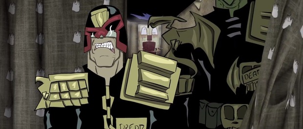JUEZ DREDD teaser trailer de la mini serie de animación
