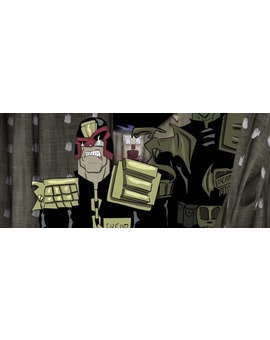 JUEZ DREDD teaser trailer de la mini serie de animación
