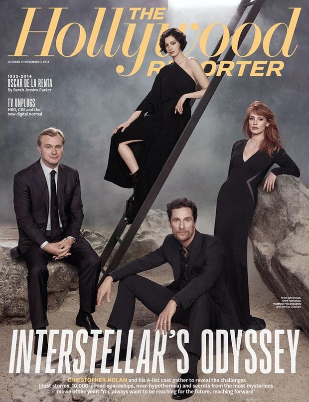 Portada de THE HOLLYWOOD REPORTER. Se acerca INTERSTELLAR