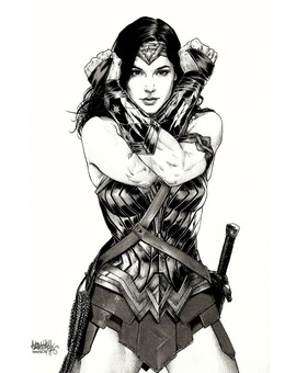 GAL GADOT como WONDER WOMAN por GARNABIEL KRAKEN