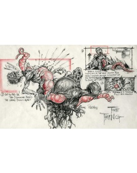 Storyboard de MICHAEL PLOOG para LA COSA