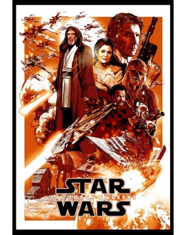 STAR WARS VII póster de TONY HARRIS