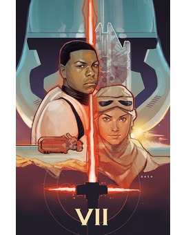 STAR WARS VII póster de PHIL NOTO