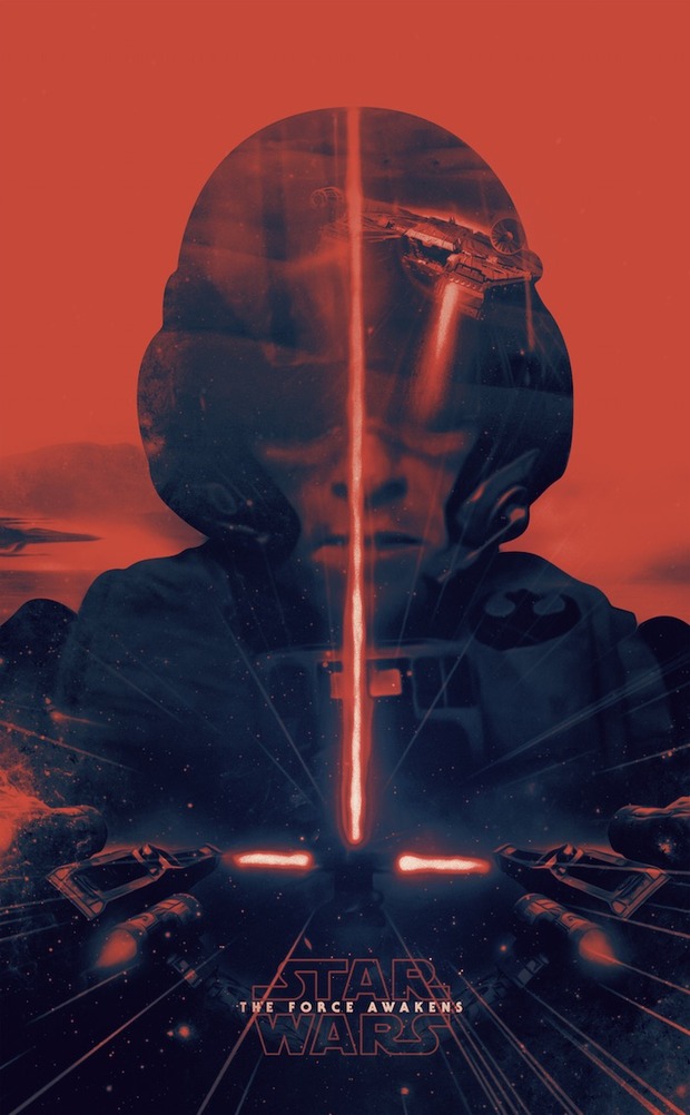 STAR WARS VII póster de PATRICK SEYMOUR