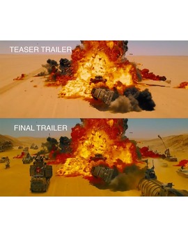 Así en el teaser como en el trailer