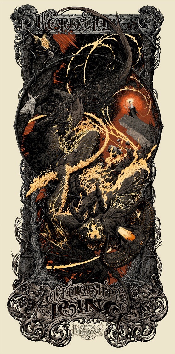 EL SEÑOR DE LOS ANILLOS. LA COMUNIDAD DEL ANILLO póster de AARON HORKEY