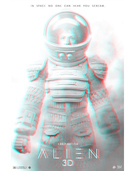ALIEN póster 3D de JOHN ASLARONA