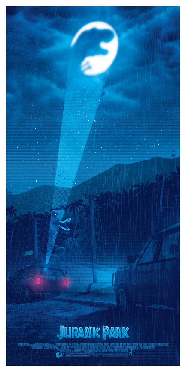 JURASSIC PARK póster de PATRICK CONNAN
