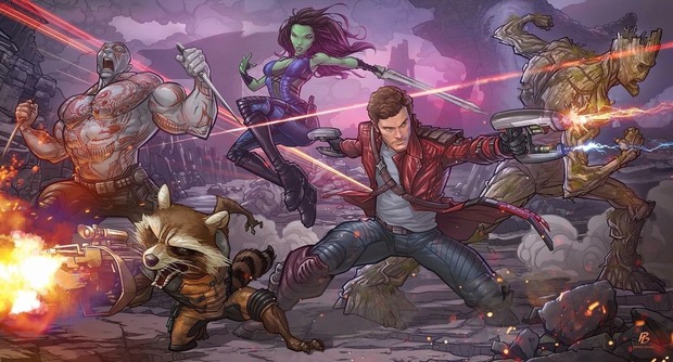 GUARDIANES DE LA GALAXIA por PATRICK BROWN