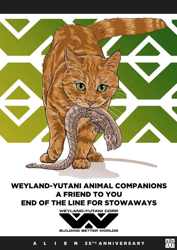 ALIEN póster de LAURIE GREASLEY (más posters por el 35 aniversario, bien)