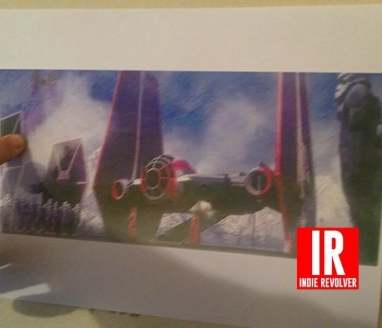 El nuevo TIE. Concept art de SWVII