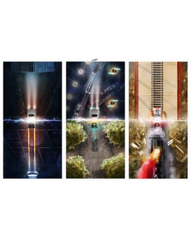 TRILOGÍA REGRESO AL FUTURO póster de ANDY FAIRHURST