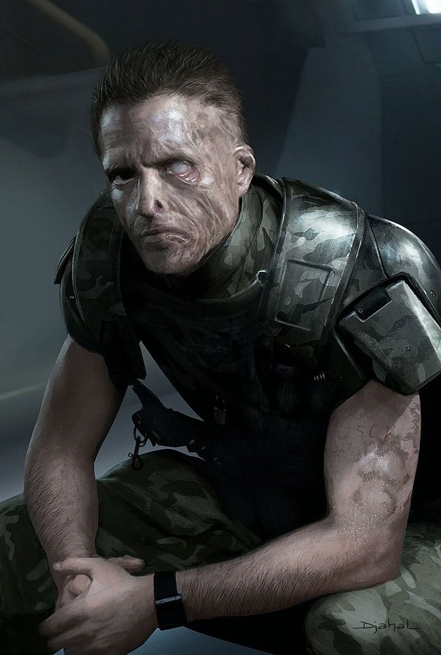   Concept Art de GEOFFROY THOORENS y DOUG WILLIAMS para ALIEN de NEILL BLOMKAMP (3)
