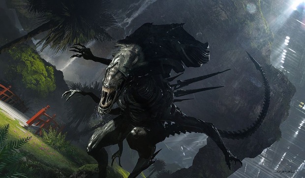   Concept Art de GEOFFROY THOORENS y DOUG WILLIAMS para ALIEN de NEILL BLOMKAMP (2)