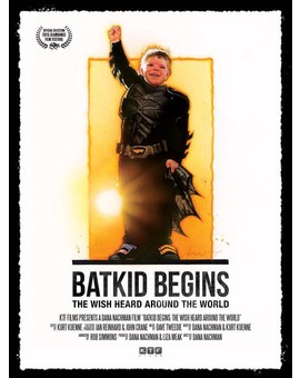 DREW STRUZAN ha hecho el póster de BATKID BEGINS el documental de DANA NACHMAN sobre el pequeño Batman, MILES SCOTT, con leucemia