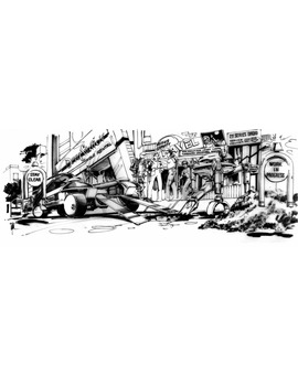 Concep art de REGRESO AL FUTURO II no utilizados 5