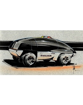 Concep art de REGRESO AL FUTURO II no utilizados 1