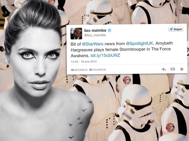AMYBETH HARGREAVES será la primera mujer STORMTROOPER 