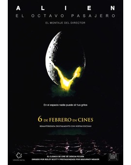 Se reestrena ALIEN en España el 6 de febrero