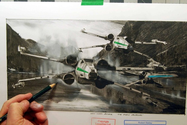 Concept art de ROBERT BAILEY para STAR WARS VII (2)