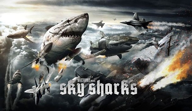 Después de SHARKNADO desde Alemania nos llega SKY SHARKS. ¡Tiburones nazis zombies voladores!
